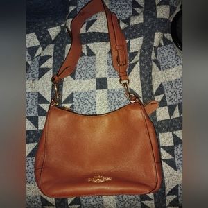 Brown Leather Coach Purse